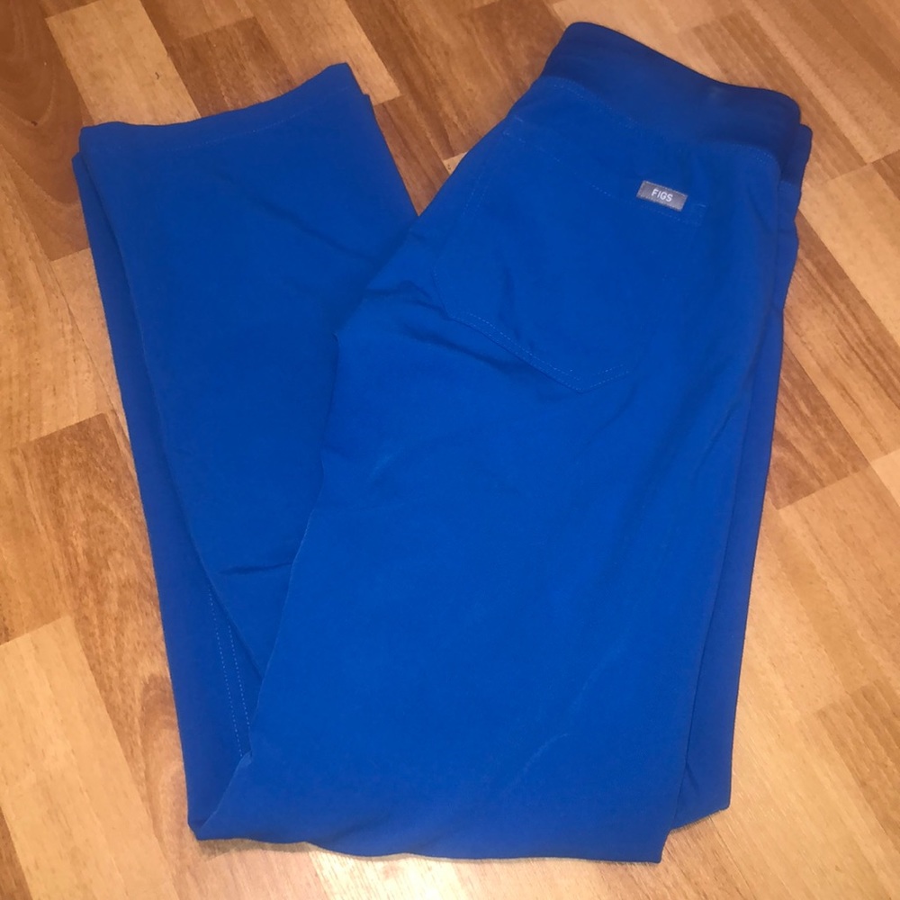 Royal blue Figs scrub pants